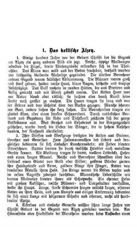 Das keltische Alzen.