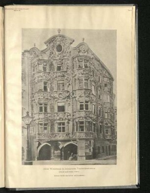 Altes Wohnhaus in Innsbruck, Theresienstrasse.