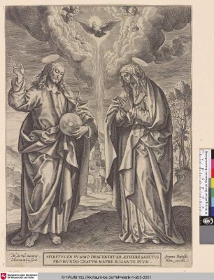 [Christus als Salvator Mundi und die Jungfrau Maria; Salvator Mundi and the Virgin]