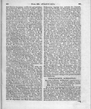 Siebelis, K. G.: Ad Maetigii-anniversaria-rite concelebranda. T. 3. Bautzen: Monse 1835