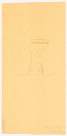 Taufstein: Taufstein (unvollendet)