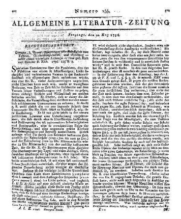 Juristische Miscellaneen. H. 1. Hrsg. von W. J. E. Schmidt-Phiseldeck. Schwerin, Wismar: Boedner 1795