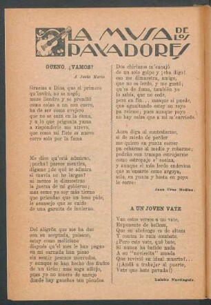 La musa de los payadores