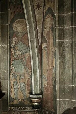 Der Heilige Pankratius und die Heilige Barbara
