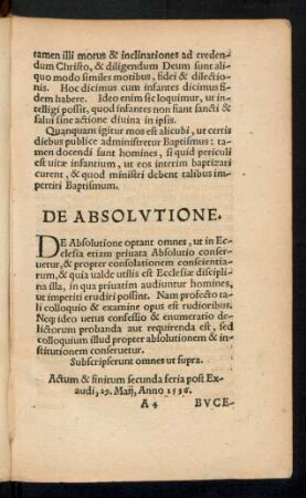 De Absolutione.