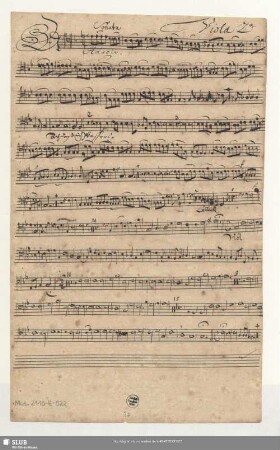 Viola 2[d]a. / La Taille
