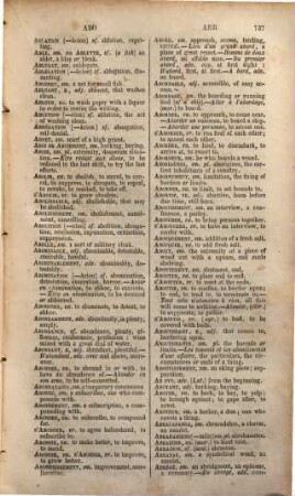 Nouveau dictionnaire portatif Anglais - Français et Français - Anglais : renfermant, outre un tres-grand nombre de mots ... ; 2 tomes en 1 volume. 2., Français - Anglais