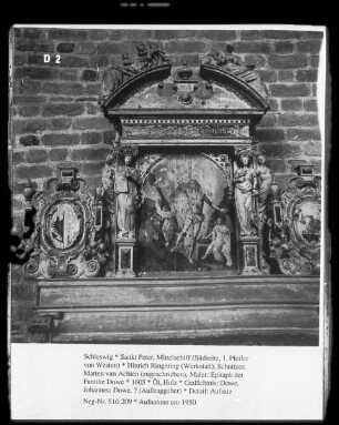 Epitaph der Familie Dowe