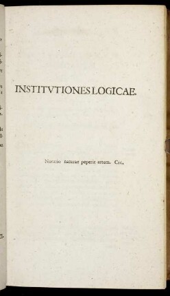 Institutiones Logicae