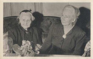 Maria Pelet, geborene von Saucken und Maria Busse, geborene Pelet : Hameln W. den 21. Januar 1957
