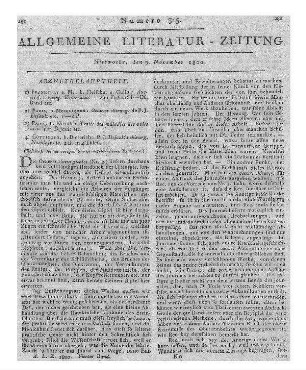 Die Postkutsche oder Schwärmereyen menschlicher Leidenschaften. Weissenfels, Leipzig: Severin 1799