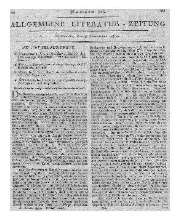 Die Postkutsche oder Schwärmereyen menschlicher Leidenschaften. Weissenfels, Leipzig: Severin 1799