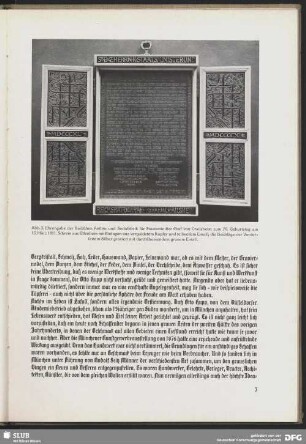 Ehrengabe der Badischen Anilin- und Sodafabrik für Staatsminister Graf von Crailsheim zum 70. Geburtstag am 15. März 1911