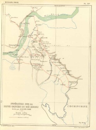 Itinéraires sur la rive gauche du Mé-Khong