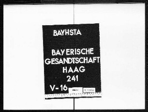 Beschwerde Gansinots über das ungebührliche Benehmen des Kopisten Charles W. Donati