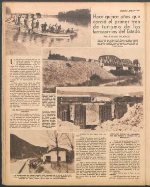 Hace quince años que corrió el primer tren de turismo de los ferrocarriles del Estado