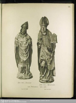 Ein Heil. BIschof; Der Heil. Wolfgang; Aus Freiberg. 1510-1520