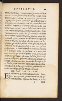De Caritate Et Spe.