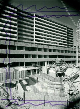 Zentralbau der Universitätsklinik Frankfurt, 1967