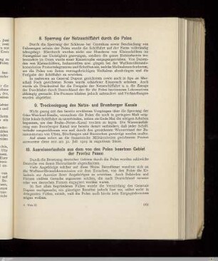 9. Trockenlegung des Netze- und Bromberger Kanals