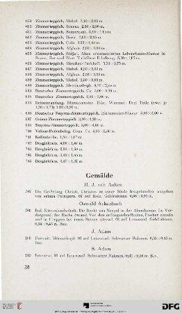 Gemälde (Nr. 707-888/900)