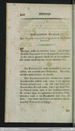 Funfzehntes Kapitel. Von einigen andern Arzneymitteln in der Hypochondrie