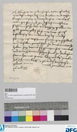 Eberhart von Radenhausen quittiert der Stadt Nürnberg über 130 fl. Gewartsgeldes.