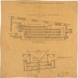 Fischer, Theodor; Worms; Cornelianum - Grundrisse