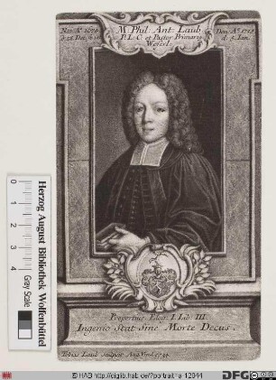 Bildnis Philipp Anton Laub
