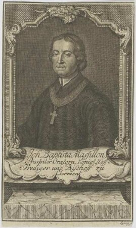 Bildnis des Joh. Baptista Massillon