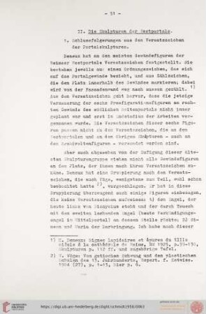 II. Die Skulpturen der Westportale