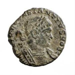 Münze, Follis, Aes 4, 330 - 331 n. Chr.