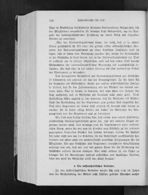 2. Die wissenschaftlichen Arbeiten