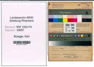 Entnazifizierung Karl Boegge, geb. 10.01.1904 (Beifahrer)
