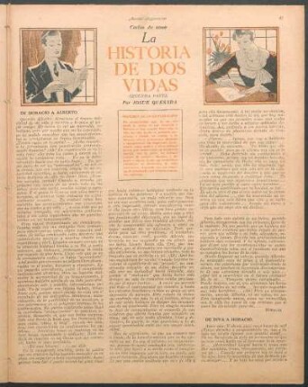 La historia de dos vidas : Cartas de amor