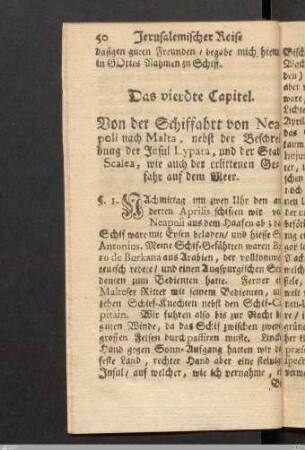 Das vierdte Capitel.