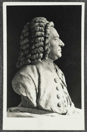 Johann Sebastian Bach - Marmorbüste : von C. Seffner (Besitz der Thomasschule)