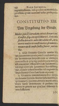 Constitutio XIII.