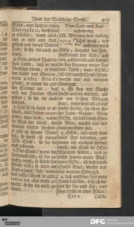 Vom Tode und Auferstehung.