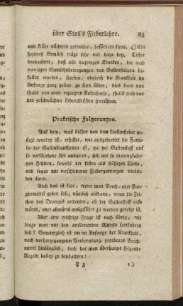 Praktische Folgerungen.