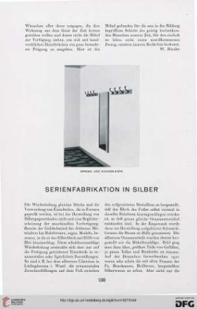 2: Serienfabrikation in Silber