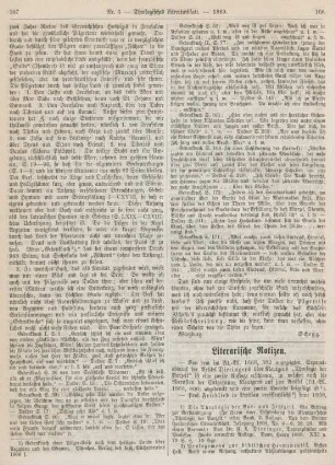 108-110 Literarische Notizen
