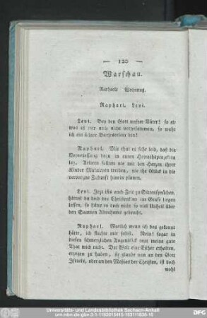 Raphaels Wohnung.