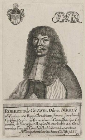 Bildnis des Robertus de Gravel