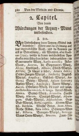 2. Capitel. Von denen Würckungen der Artzney-Mittel insbesondere.