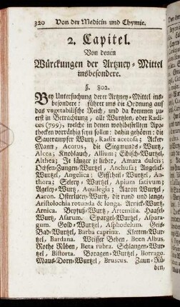 2. Capitel. Von denen Würckungen der Artzney-Mittel insbesondere.