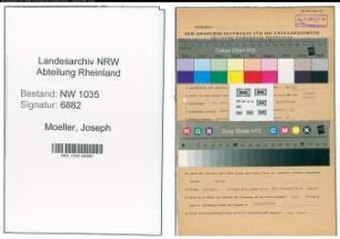 Entnazifizierung Joseph Moeller , geb. 13.06.1891 (Rechnungfuehrer)