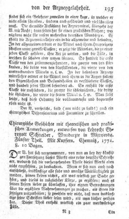 Chirurgische Geschichte mit theoretischen und praktischen Anmerkungen. T.5.