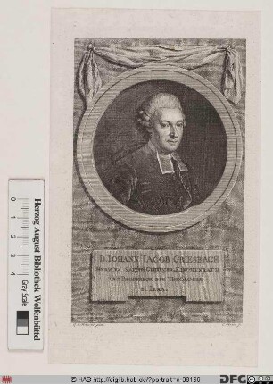 Bildnis Johann Jacob Griesbach