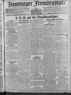 Hamburger Fremdenblatt, Abendausgabe